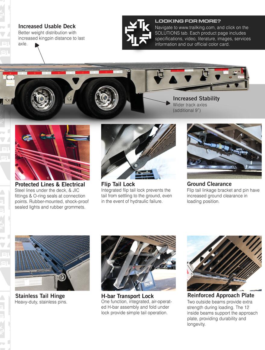 Trail King Hydraulic Tail Trailer